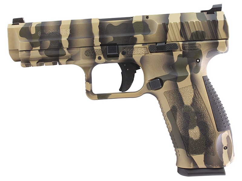 Canik TP9SF Full Woodland Camo 9mm 4.46' Pistol