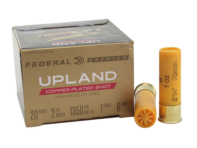 Federal Premium Upland Wing-Shok HV 20GA 2.75' 1oz 6 Shot 25rd