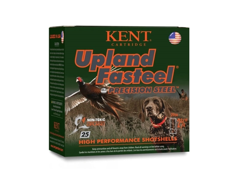 Kent Cartridge Upland Fasteel 20GA 2.75' 7/8 oz 5 Shot 25rd