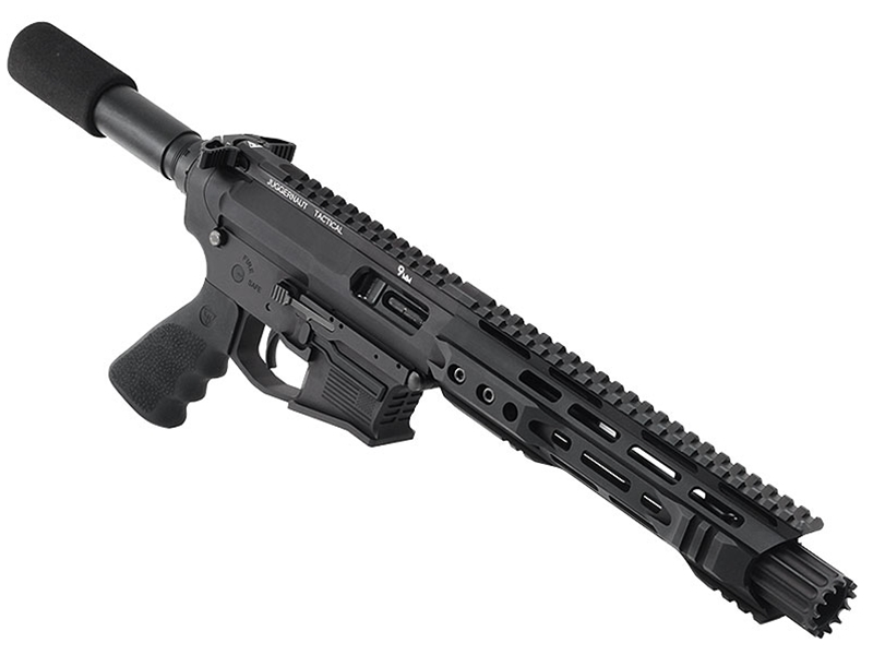 Juggernaut Tactical JT-9 SSP 9mm 8.5' Straight Pull Bolt Action Pistol, Black