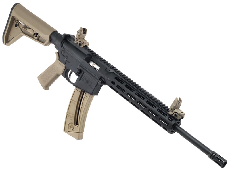 S&W M&P15-22 Sport .22LR 16' 10/25rd Rifle, MOE SL FDE