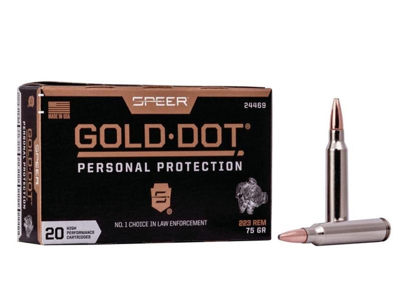 Speer Gold Dot .223 Rem 75gr HP 20rd