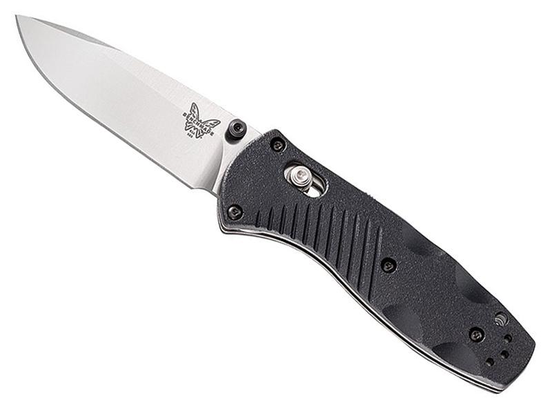 Benchmade Mini Barrage 2.91' AXIS Assisted Folding Knife, Black Valox