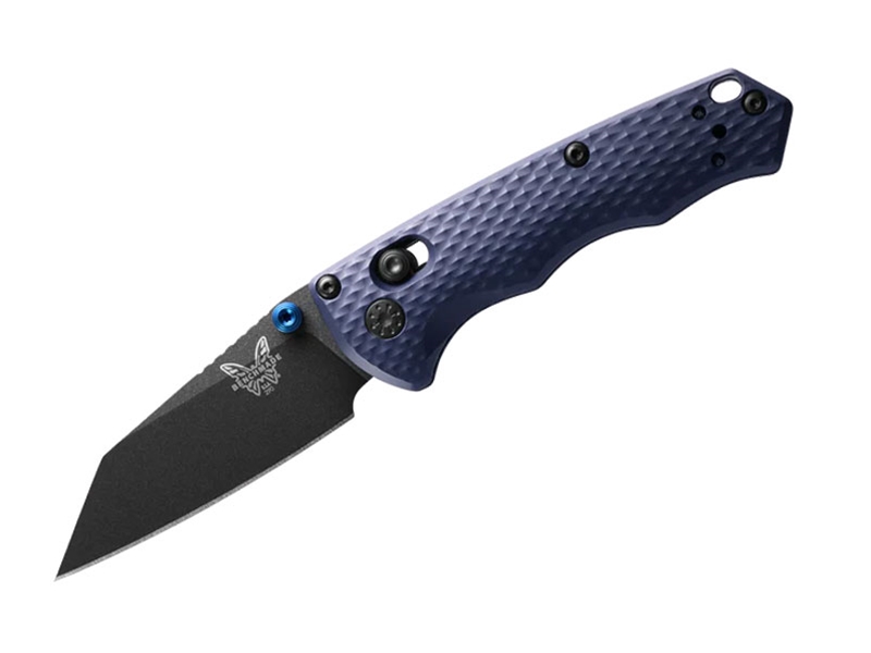 Benchmade Full Immunity 2.49' AXIS Folding Knife, Crater Blue Aluminum