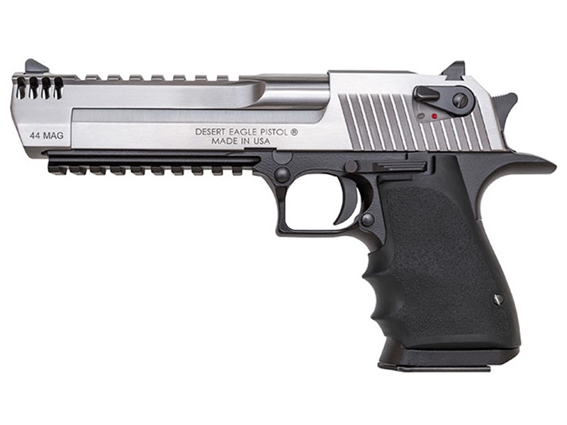 Desert Eagle .44 Mag Aluminum Frame w/ Rail BLK/SS w/ Integral Brake