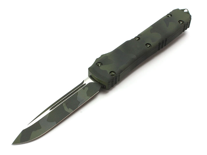 Microtech Knives Ultratech Tactical 3.46' S/E, OD Green Camo