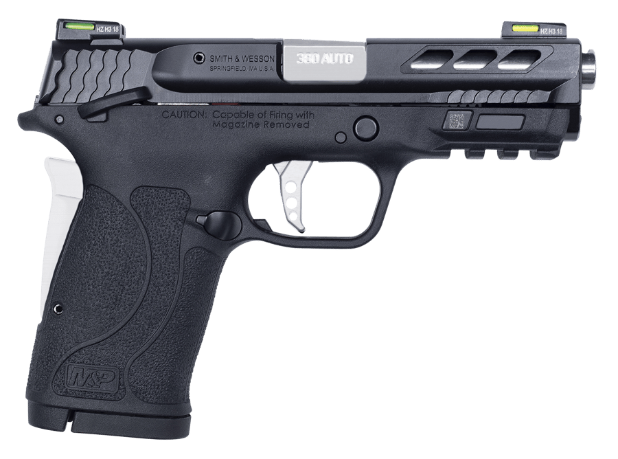 SMITH & WESSON M&P380 SHIELD EZ M2.0 SILVER PORTED BARREL