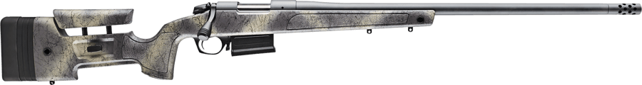 Bergara Rifles B14SM359 B-14 HMR Wilderness 6.5 PRC 3+1 24" Woodland Camo Molded with Mini-Chassis Stock Matte Blued Right Hand