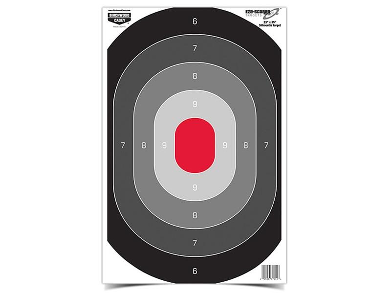 Birchwood Casey Eze-Scorer 23'x35' Oval Silhouette Paper Target, 1pk