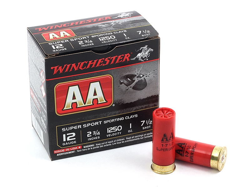 Winchester AA Super Sport 12GA 2.75' 1 oz 7.5 Shot 25rd