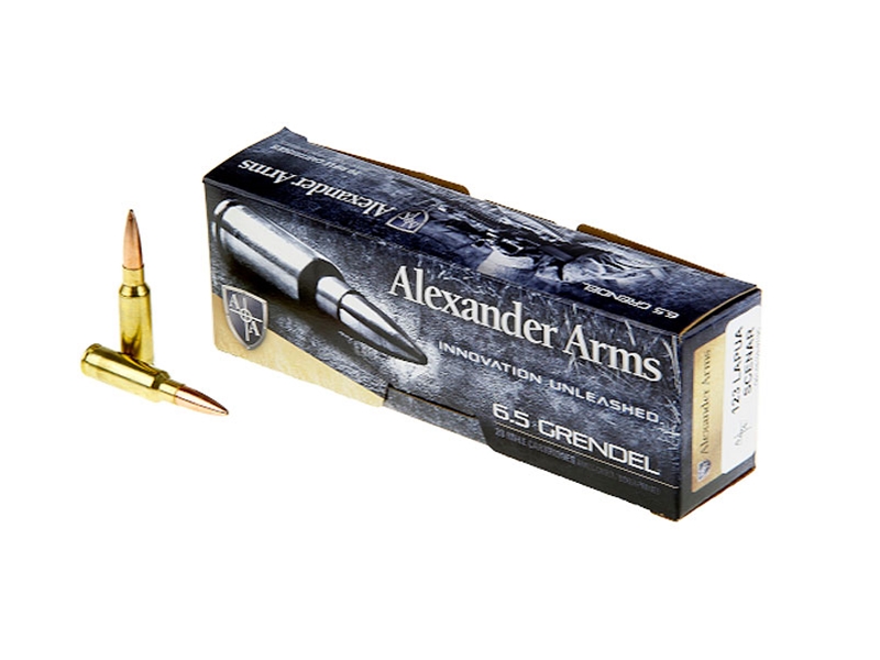Alexander Arms 6.5 Grendel 123gr Lapua Scenar HP 20rd