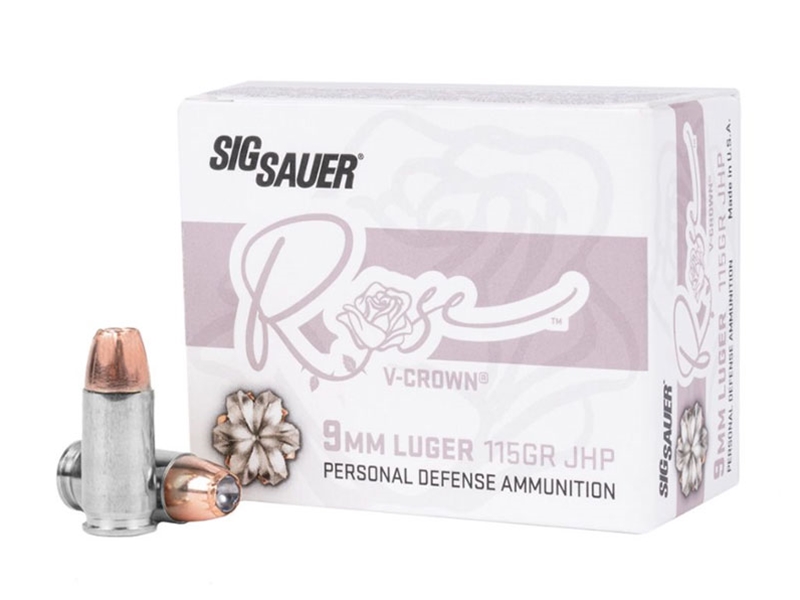 Sig Sauer Rose V-Crown 9mm 115gr JHP 20rd