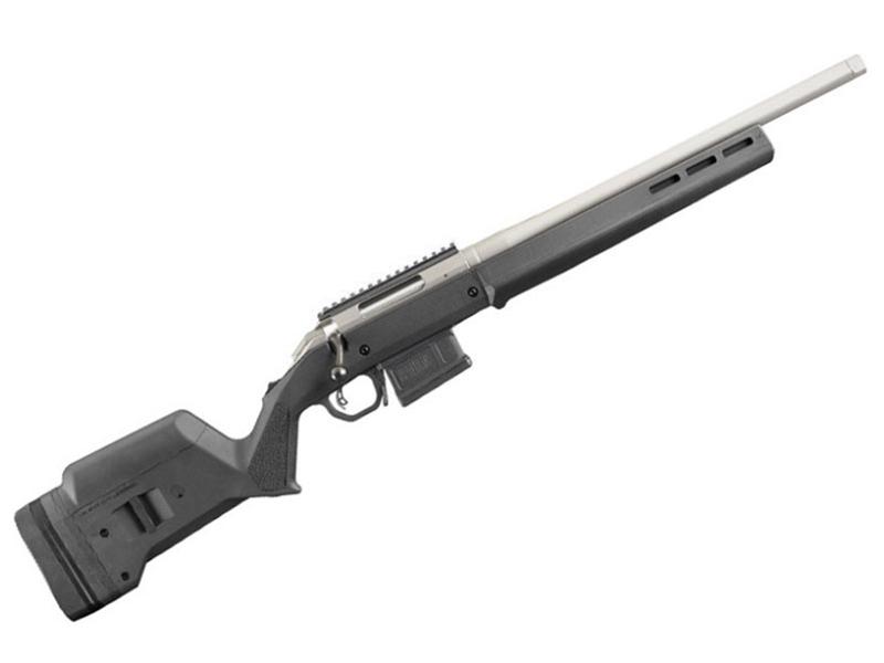 Ruger American Tactical 6.5CM 18' Silver Cerakote/Magpul
