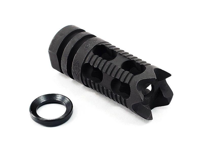 Yankee Hill Machine Phantom Muzzle Brake 5.56mm, Aggressive End