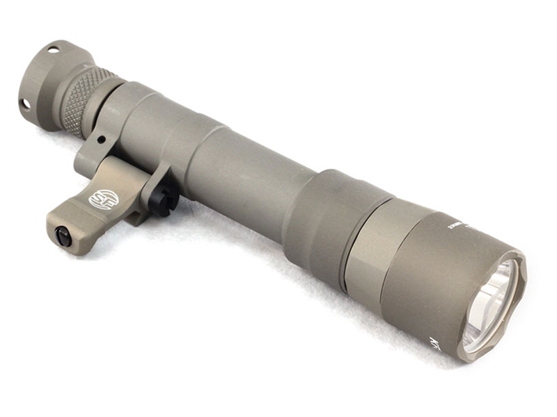 SureFire M640DFT Scout Pro Dual Fuel Turbo MLok Weaponlight, Tan