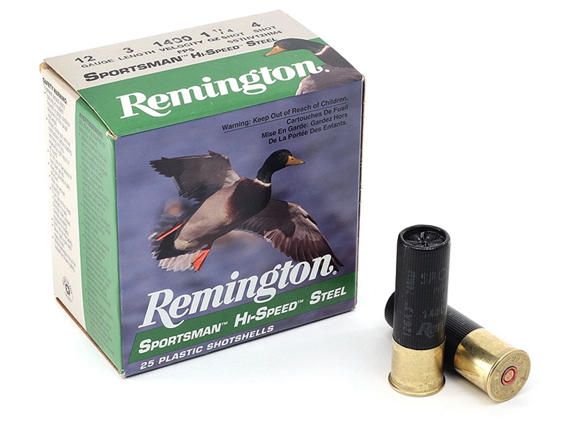 Remington Sportsman Hi-Speed Steel 12ga 3' #4 25rd