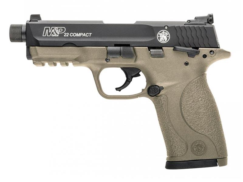 S&W M&P22 Compact Suppressor Ready FDE TB