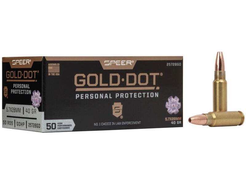 Speer Gold Dot 5.7x28mm 40gr JHP 50rd