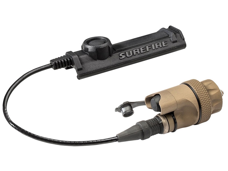 SureFire Scout Light Dual Switch Tail Cap Assembly w/ SR07 Switch, Tan