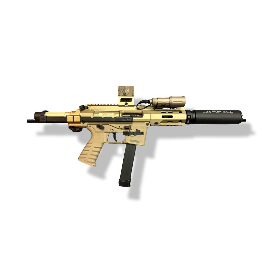 B&T SPC9 PDW G (Glock mag) Pistol Coyote Tan