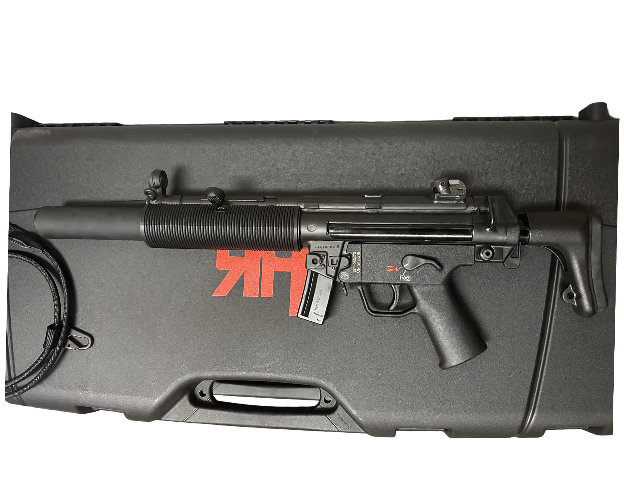 B&T / Heckler & Koch SP5-SD SP5SD Integrally Suppressed SBR with Full Length SD Suppressor & HK A3 Telescoping Stock