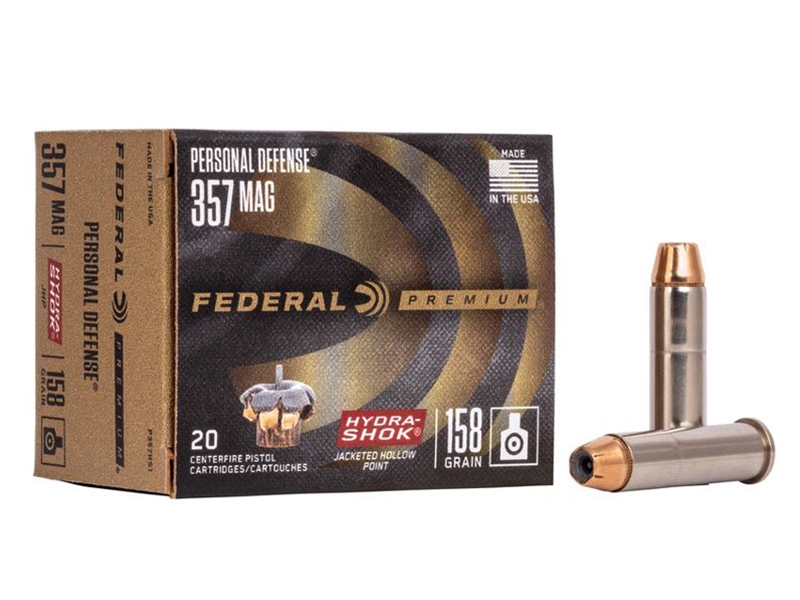 Federal Premium Vital Shok .357 Hydra-Shok JHP 158gr