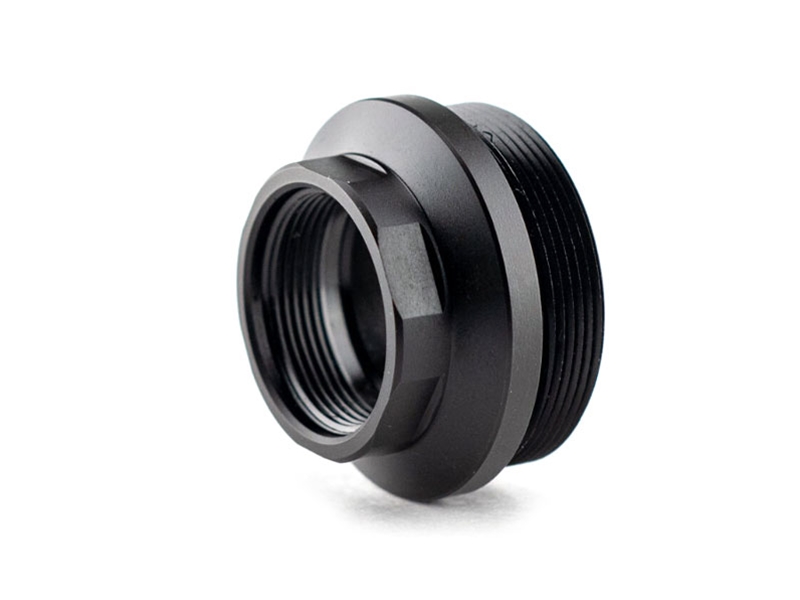 Rearden Mfg Atlas Bravo Thread Adapter 1.375-24, Black Nitride
