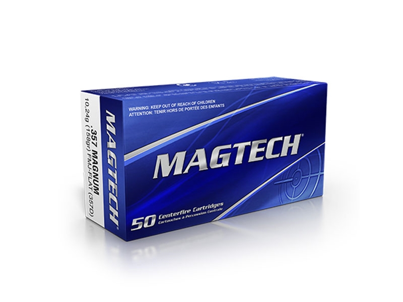 Magtech .357MAG 158gr FMJ Flat Point 50rd