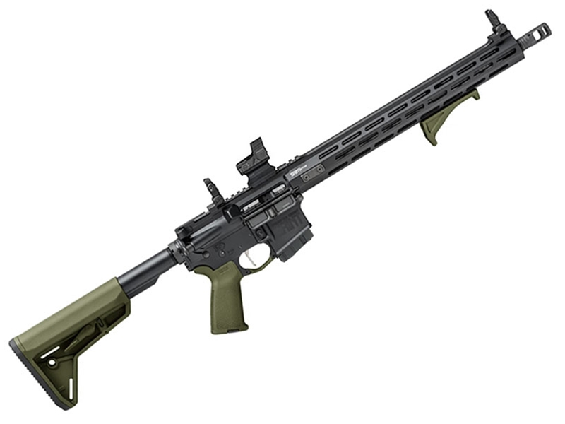 Springfield Saint Victor 5.56mm 16' Rifle w/ HEX Dragonfly Red Dot, OD Green - CA
