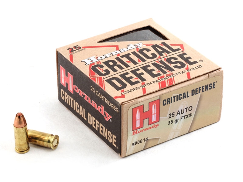 Hornady Critical Defense .25ACP 35gr FTX 25rd