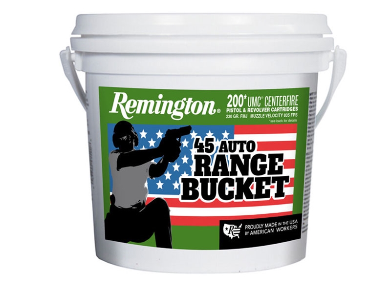Remington UMC .45ACP 230gr FMJ 200rd Range Bucket