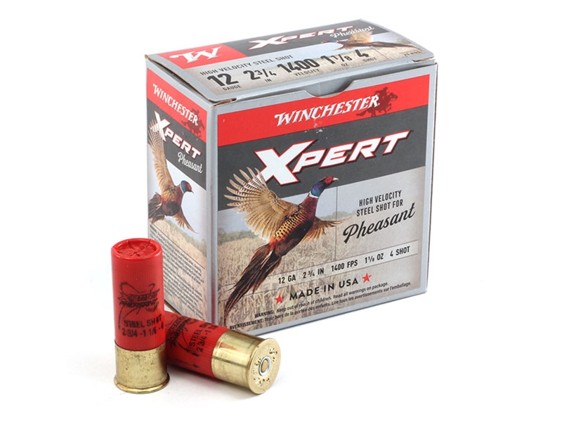 Winchester Xpert Pheasant 12GA 2.75' 1 1/8 oz 4 Shot 25rd Steel
