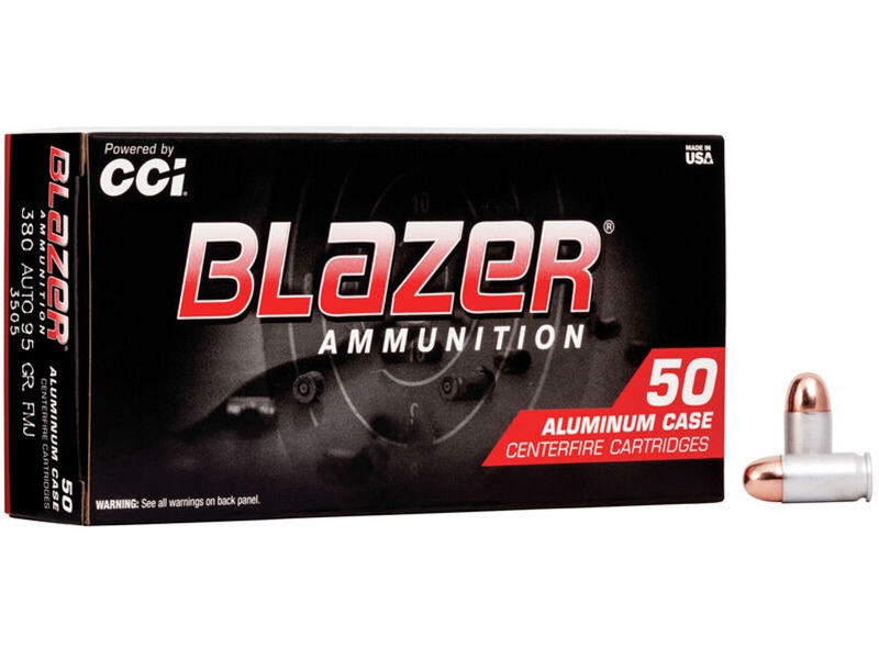 Blazer 3505 380ACP 95gr FMJ 50rd