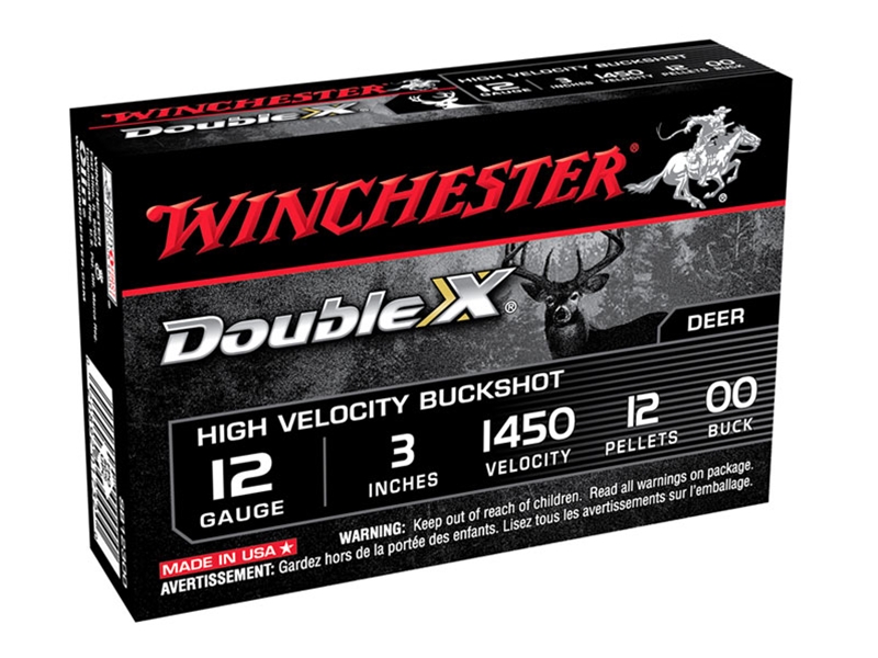 Winchester Double X 12GA 3' 00 Buck 5rd