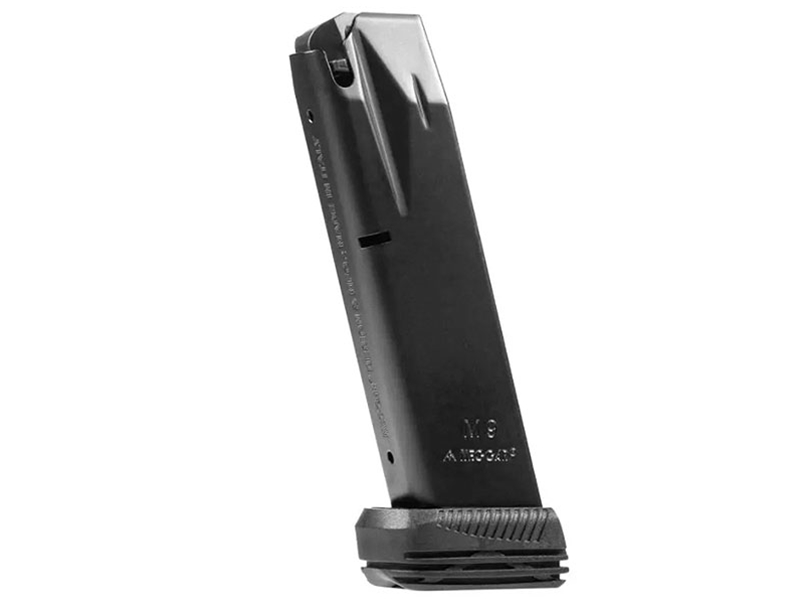 Mec-Gar Beretta 92/M9 9mm 20rd Magazine, Black Anti Friction Coating & DPS