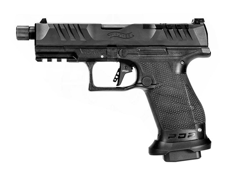 Walther PDP Compact Pro 9mm 4.5' Pistol, Black, TB