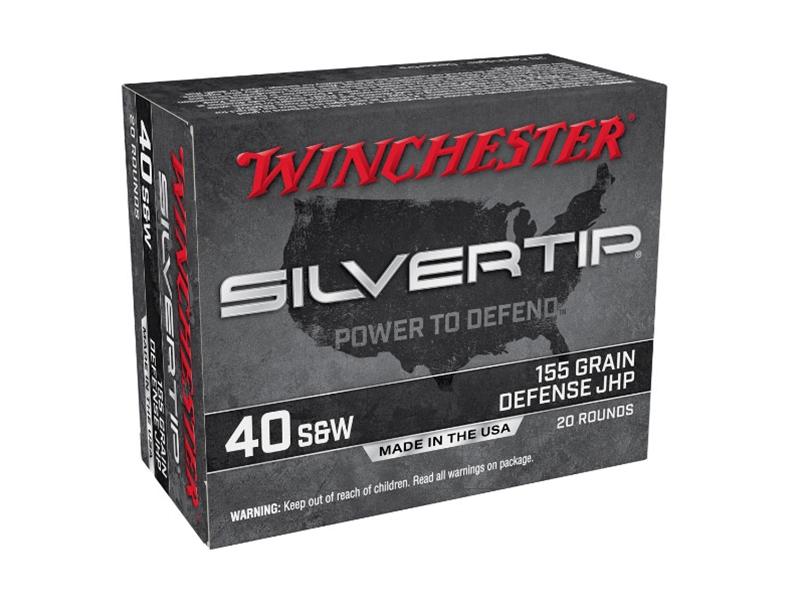 Winchester Silvertip .40S&W 155gr JHP 20rd