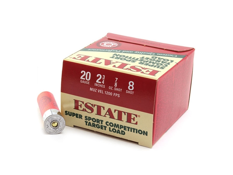 Estate Ammo Super Sport 20GA 2.75' 7/8 oz 8 Shot 25rd