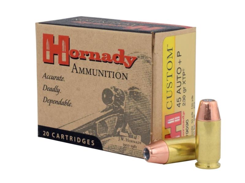 Hornady Custom .45ACP +P 230gr XTP 20rd