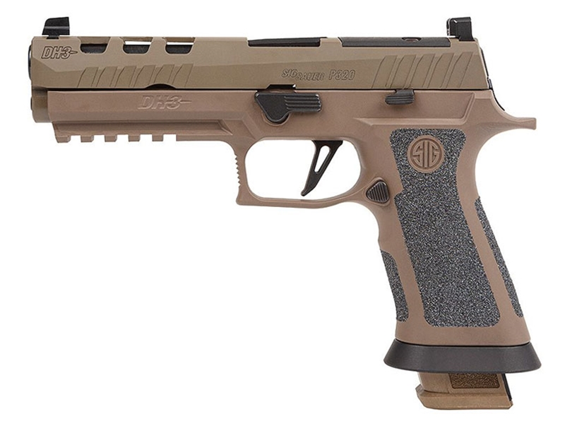 Sig Sauer P320X5 DH3 9mm 21rd Pistol, Coyote