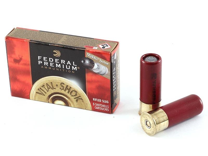 Federal Premium Vital-Shok 12GA 2.75' 1oz TruBall Hollow Point Rifled Slug 5rd