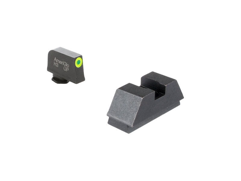 AmeriGlo Glock Optic Height, Green Tritium Front