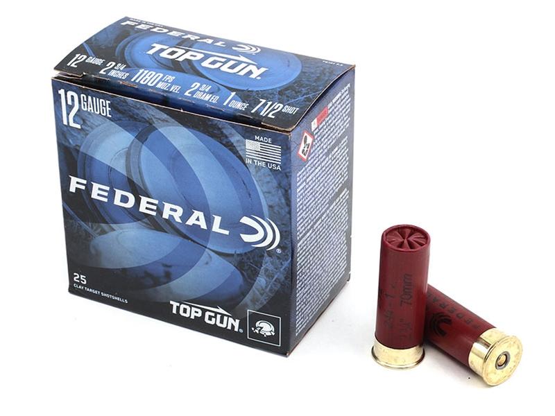 Federal Top Gun 12ga 2.75' 1oz #7.5 25rd