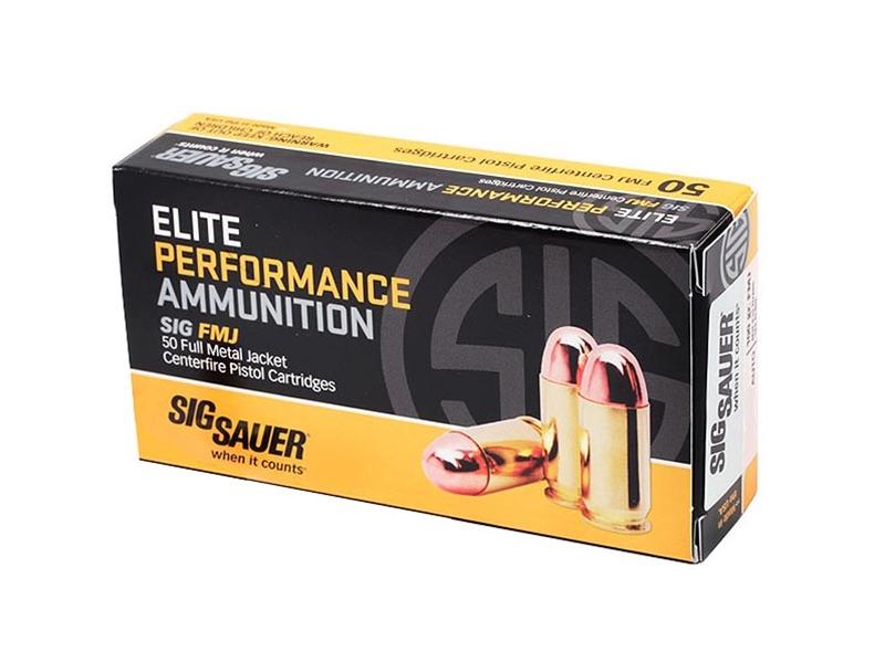 Sig Sauer Elite Ball 9mm 115gr FMJ 50rd