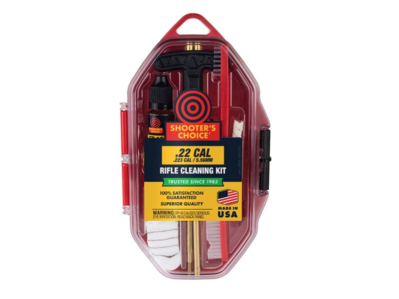 Shooter's Choice .22 Cal Rifle Gun Cleaning Kit