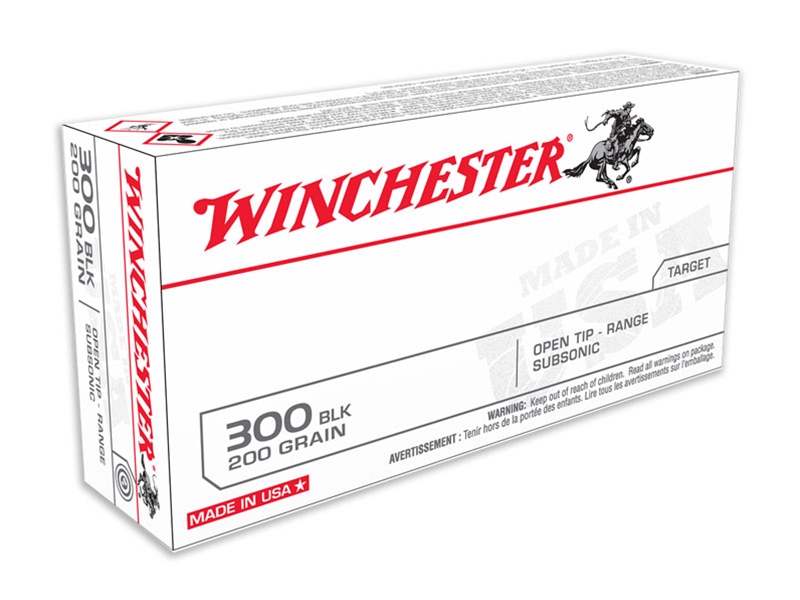 Winchester 300 Blackout 200gr Open Tip Sub Sonic 20rd
