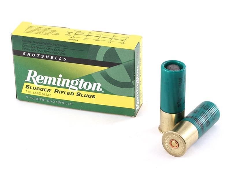 Remington Slugger Ammunition 12GA 2.75' 1oz Rifled Slug 5rd