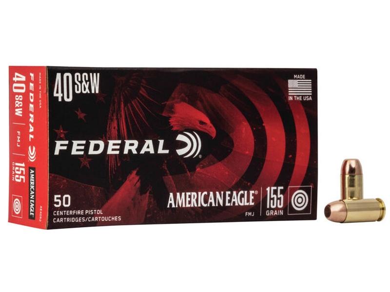 Federal AE 40S&W 155gr FMJ 50rd