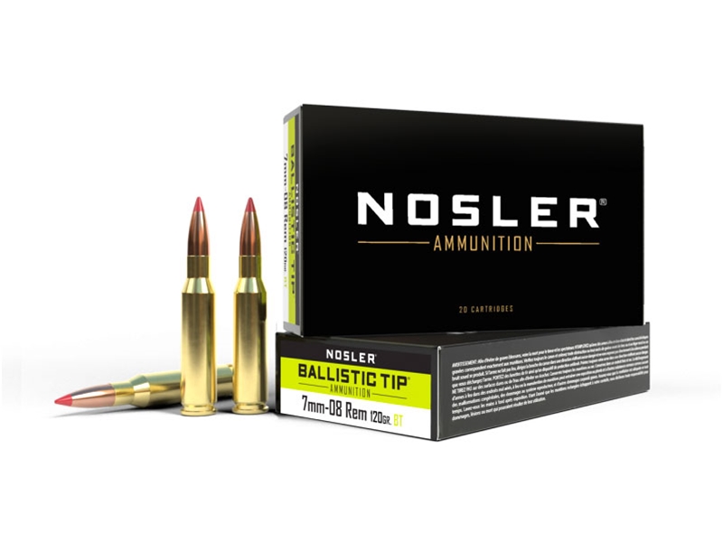 Nosler Ballistic Tip 7mm-08 Rem 120gr 20rd