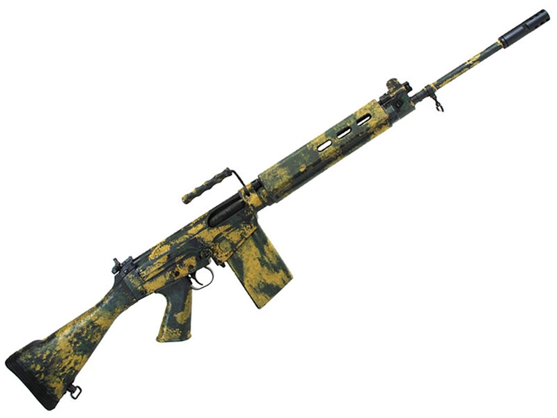 DSA SA58 21' Bush Tracker Rifle Traditional Profile Barrel Rhodesian Camo